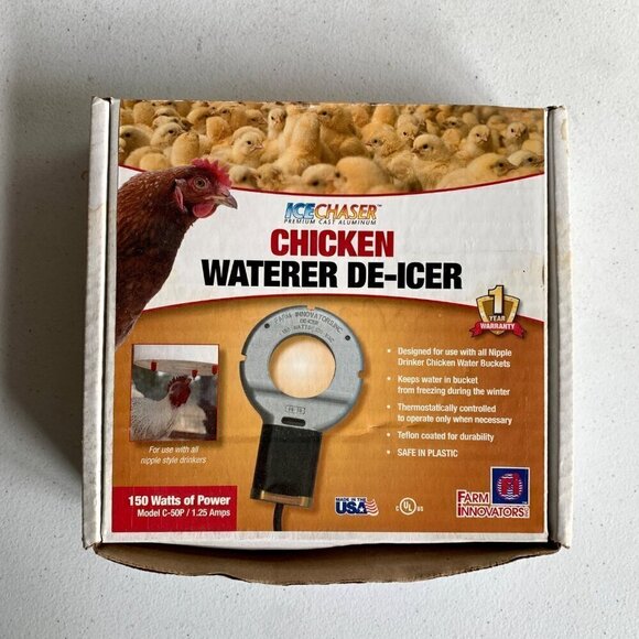 Ice Chaser Chicken Waterer De-Icer New - Picture 1 of 4